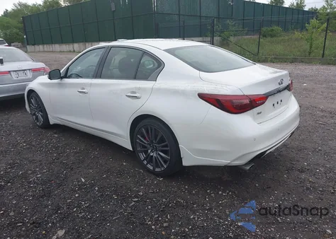 2023 Infiniti Q50 Red Sport 400 Awd z USA, uszkodzony, nr VIN JN1FV7DR8PM590919